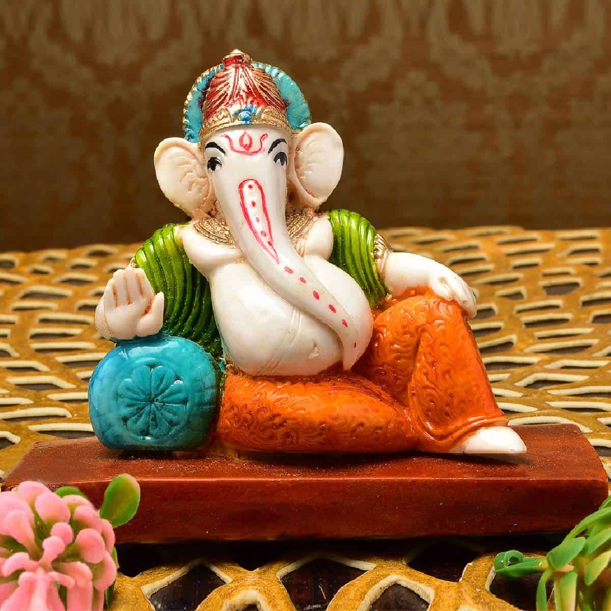 Armada Handcrafted Polyresin Eco Friendly Lord Ganesha Ganpati Idol (kalnp288)