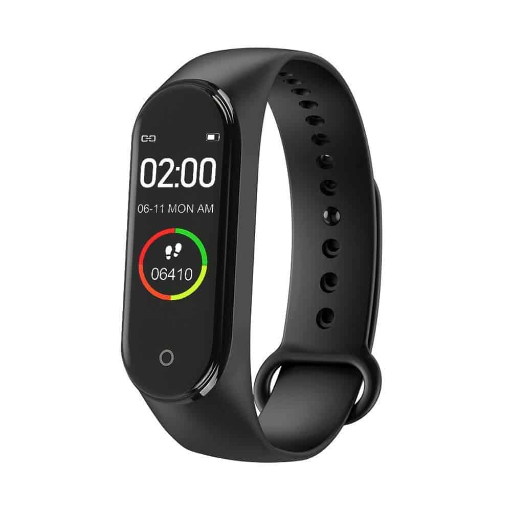 M4 Smart Fitness Band with Heart Rate Monitor, Black