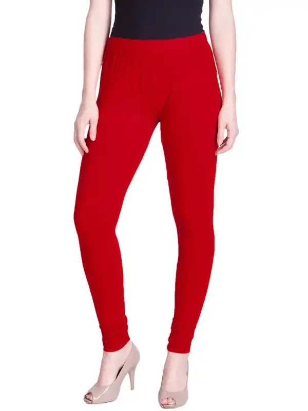 Red Premium Churidaar Leggings  Lyra IC 12 FS 1PC