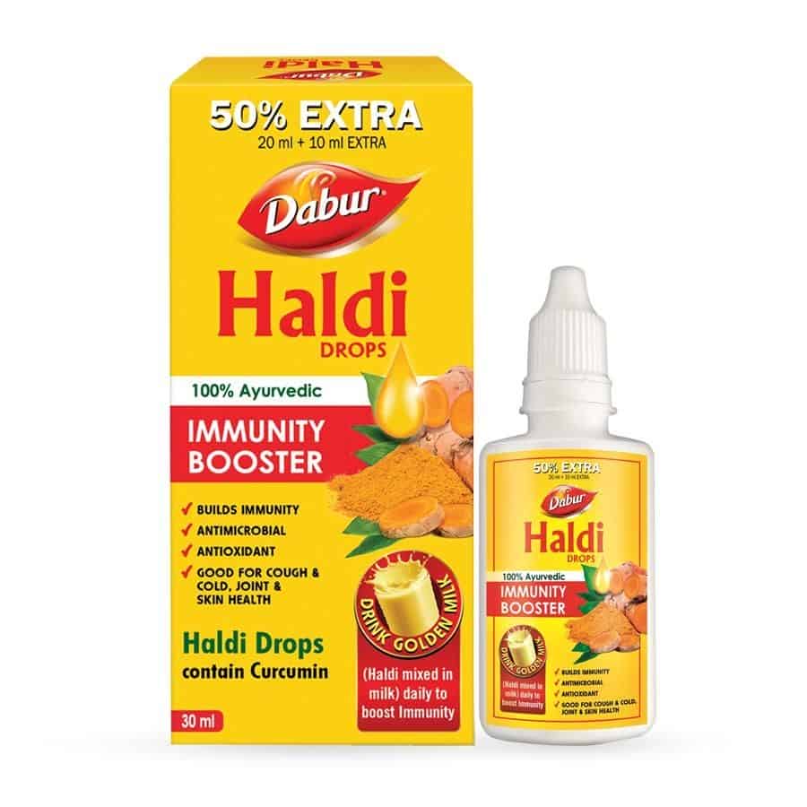 Dabur Haldi Drops 100% Ayurvedic Immunity Booster, 30ml
