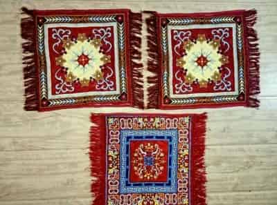 Attractive Puja Polycotton Mats