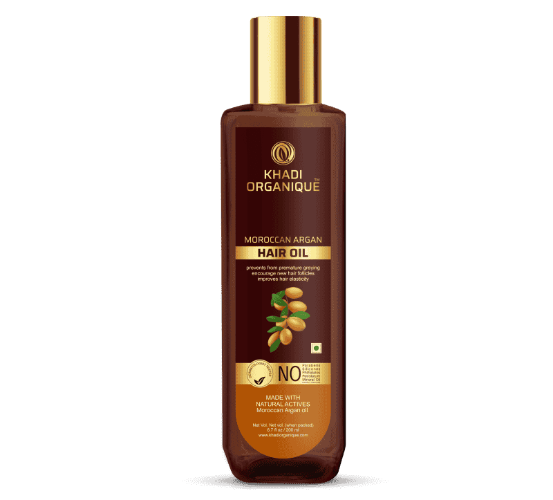 Khadi Organique Moroccan Argan Hair Oil, 100ml