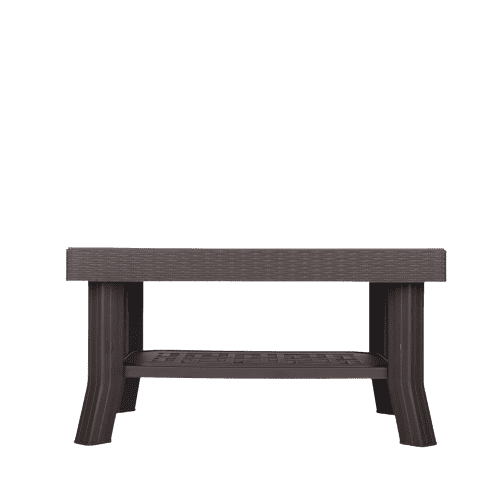 Supreme Vegas Center Plastic Table for Home, Office & Outdoor (Wenge)