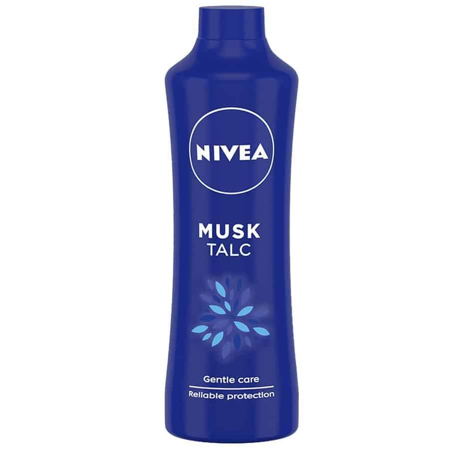 Nivea Musk Talcum Powder For Men & Women - Fragrance & Protection Against Body Odour