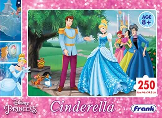 Frank Disney Princess Cinderella 250 Piece Jigsaw Puzzle for Kids for Age 8 Years Old and Above