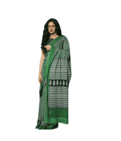 Stylish Women's Cotton Mulmul Saree