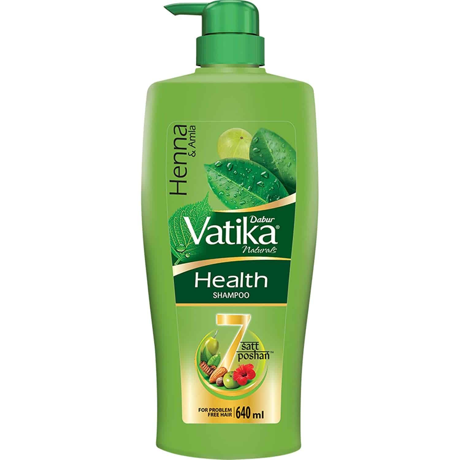 Dabur Vatika Henna & Amla Health Shampoo, 640ml