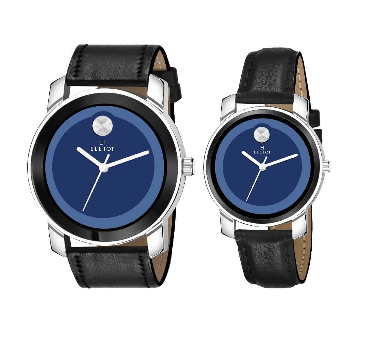 Walrus WWTM-MOON-II-030207 Leather Analog Men's Pair Watch