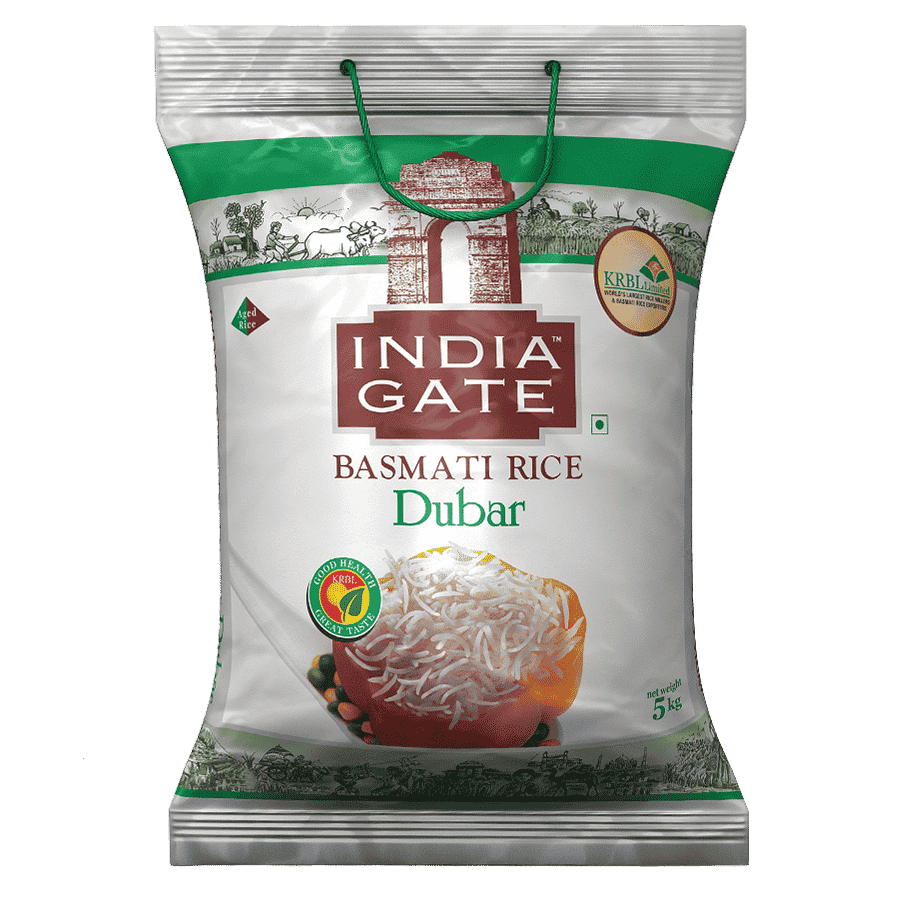India Gate Dubar Basmati Rice, 5 Kg