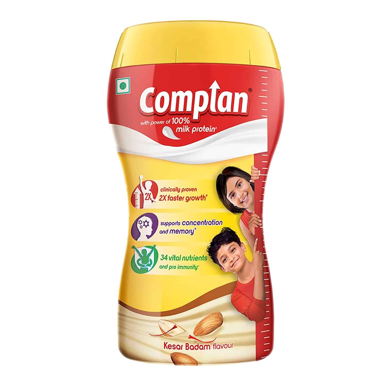 Complan Nutrition and Health Drink Kesar Badam Jar
