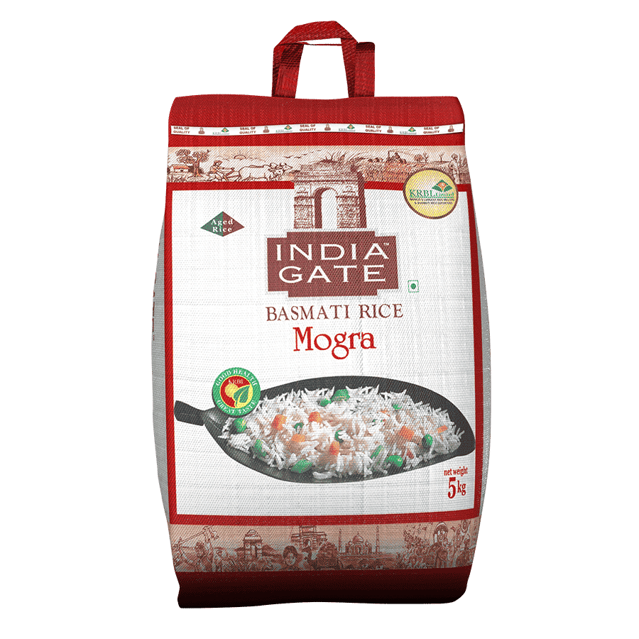 India Gate Mogra Basmati Rice, 5 Kg
