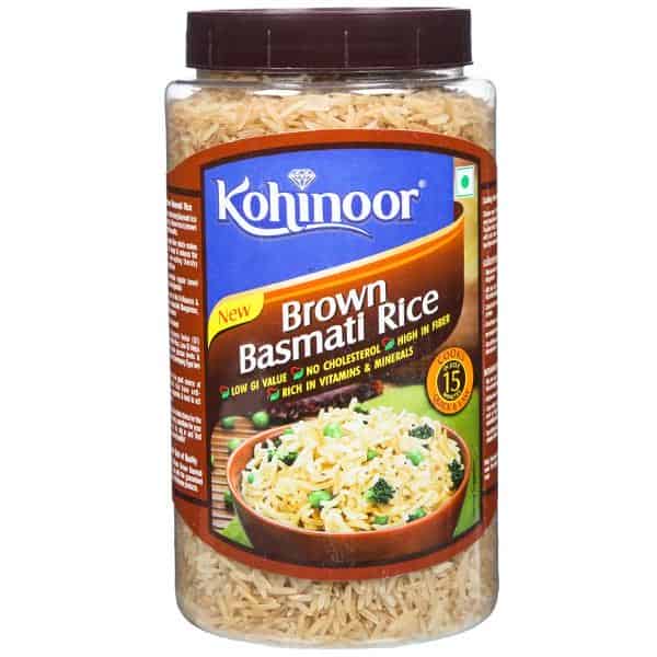 Kohinoor Brown Basmati Rice Jar, 1 Kg