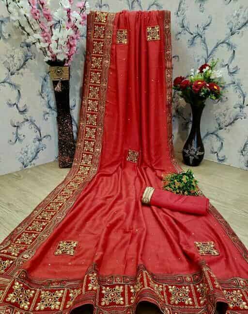 Superior Vichitra Silk Sarees