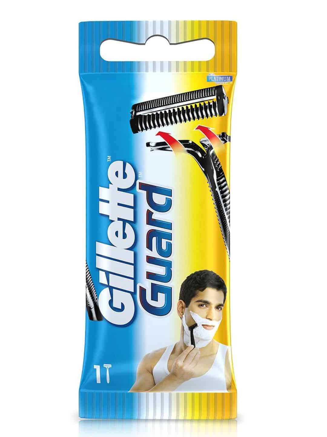 Gillette Guard Razor With Platinum Coated Blades
