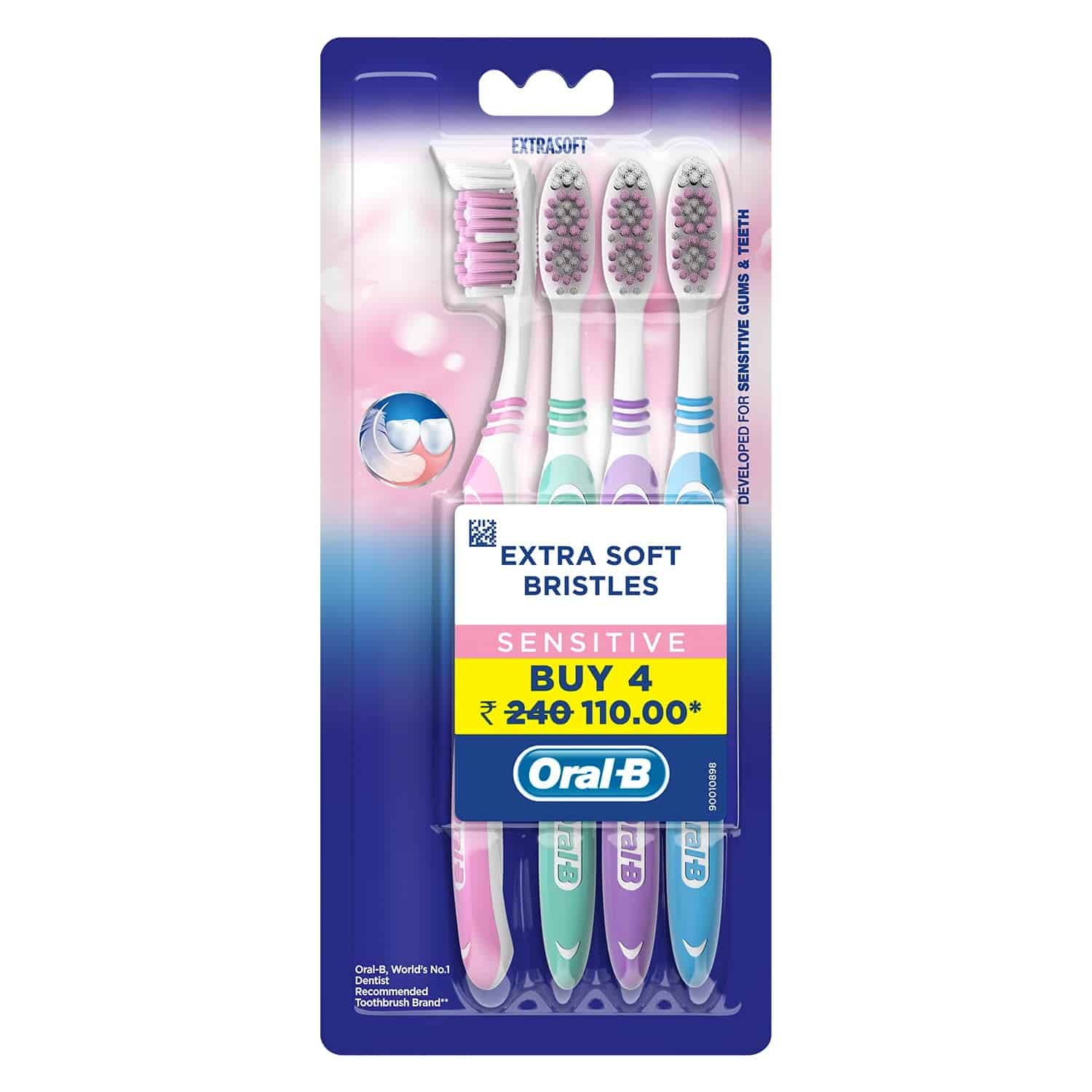 Oral-B Sensitive Whitening Toothbrush Buy 2 Get 2 Free (Soft)