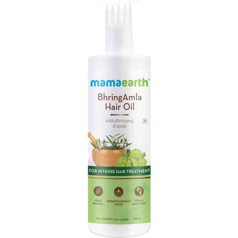 Mamaearth BhringAmla Hair Oil for Intense Hair Treatment, 250 ml