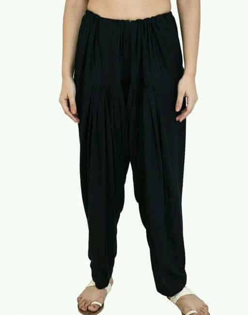 Fabulous Women Solid Cotton Patialas