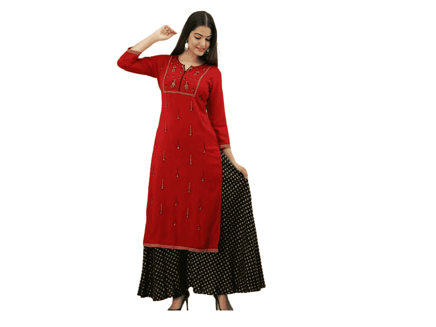 Fashionable Women Rayon Kurta Sets