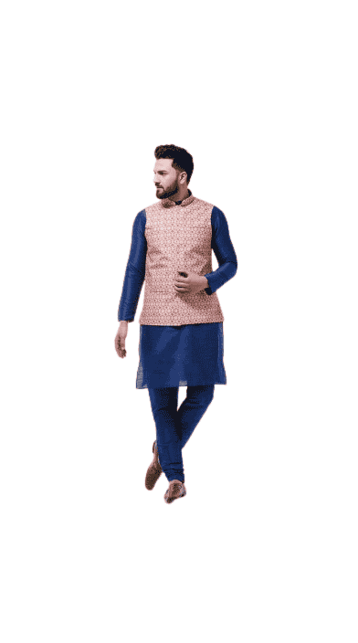 Modern Men Silk Kurta Set