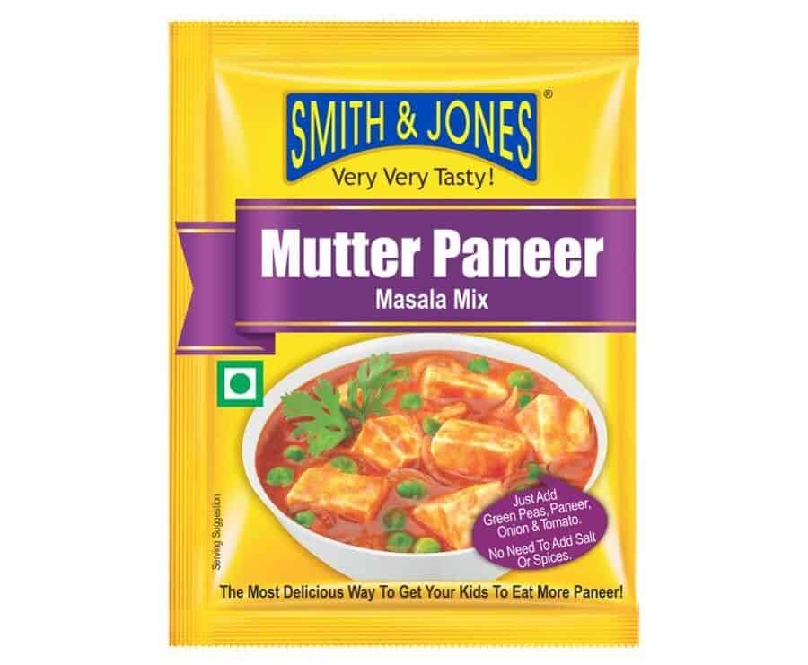 Smith & Jones Mutter Paneer Mix Masala, 20g