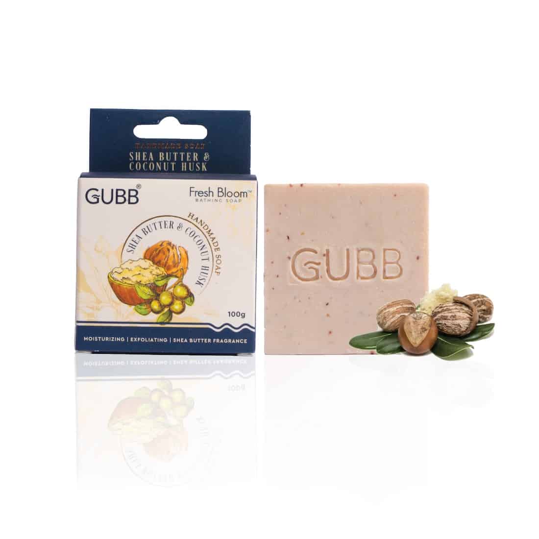 Gubb Fresh Bloom Handmade Bathing Soap With Shea Butter & Coconut Husk – 100gm