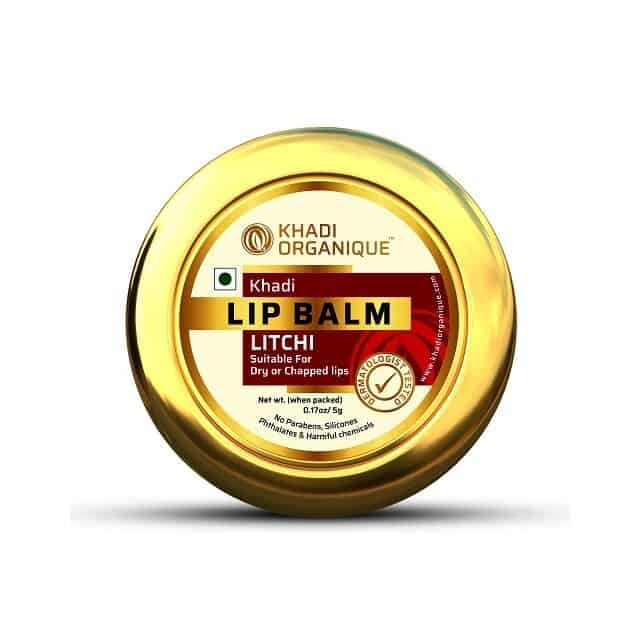 Khadi Organique Litchi Lip Balm, 5g