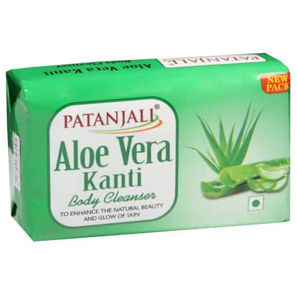Patanjali Aloevera Kanti Body Cleanser Soap