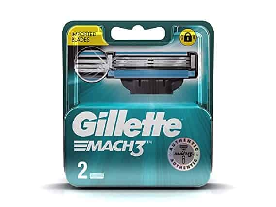 Gillette Mach 3 Manual Shaving Razor Blades - 2s Pack