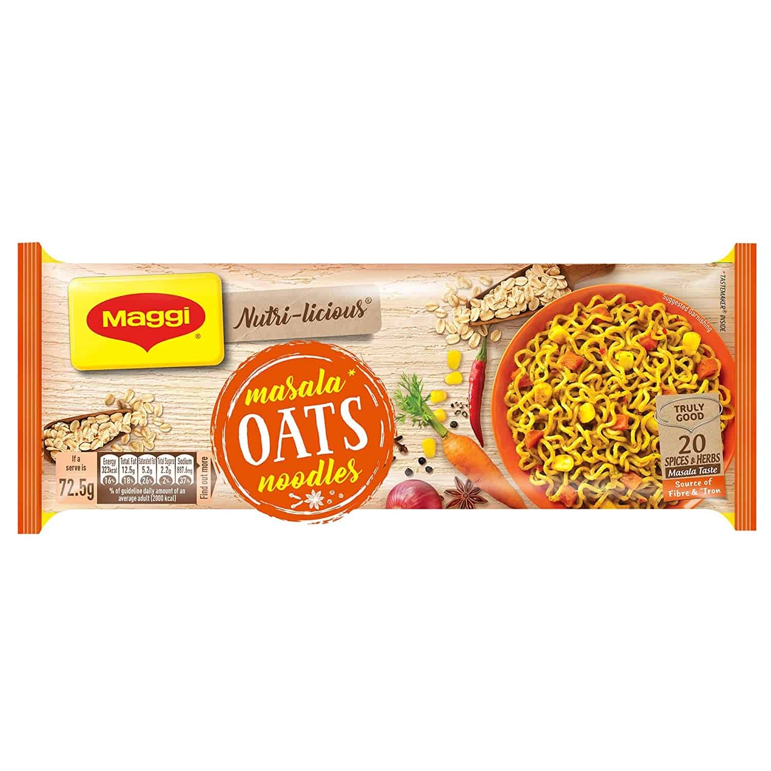 Maggi Nutri-Licious Masala Oats Noodles, 290g