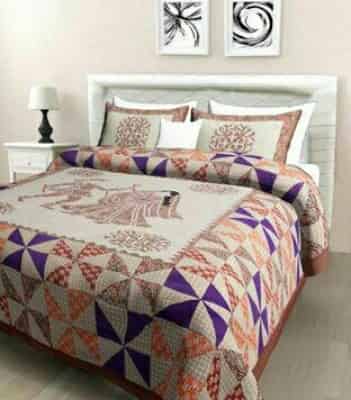 Rajasthani Cotton Double Bed Sheet