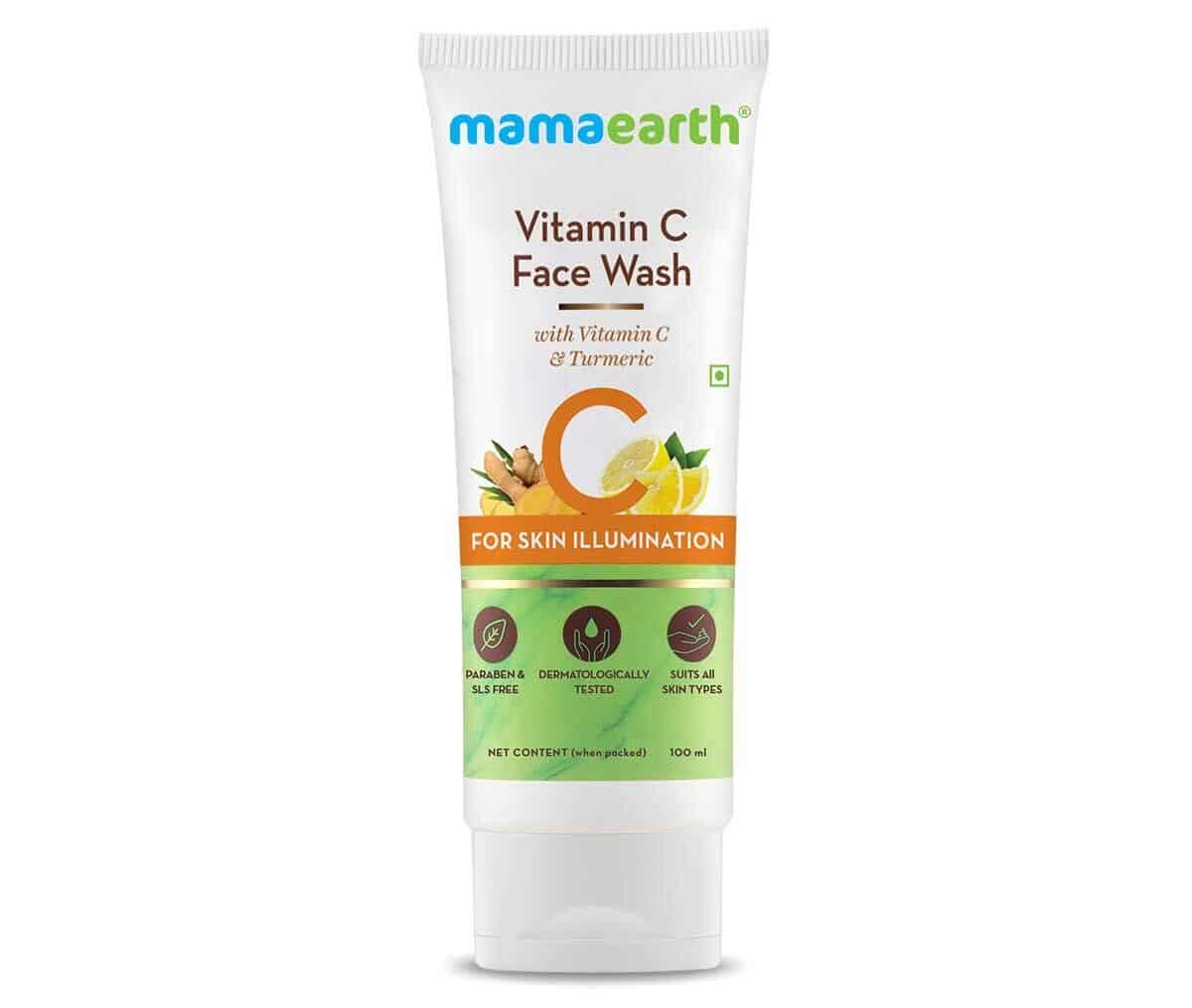 Vitamin C Face Wash with Vitamin C and Turmeric for Skin Illumination