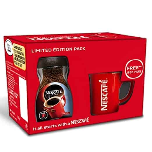 Nescafé Classic Travel Kit, Red, 100g with Jar Inside