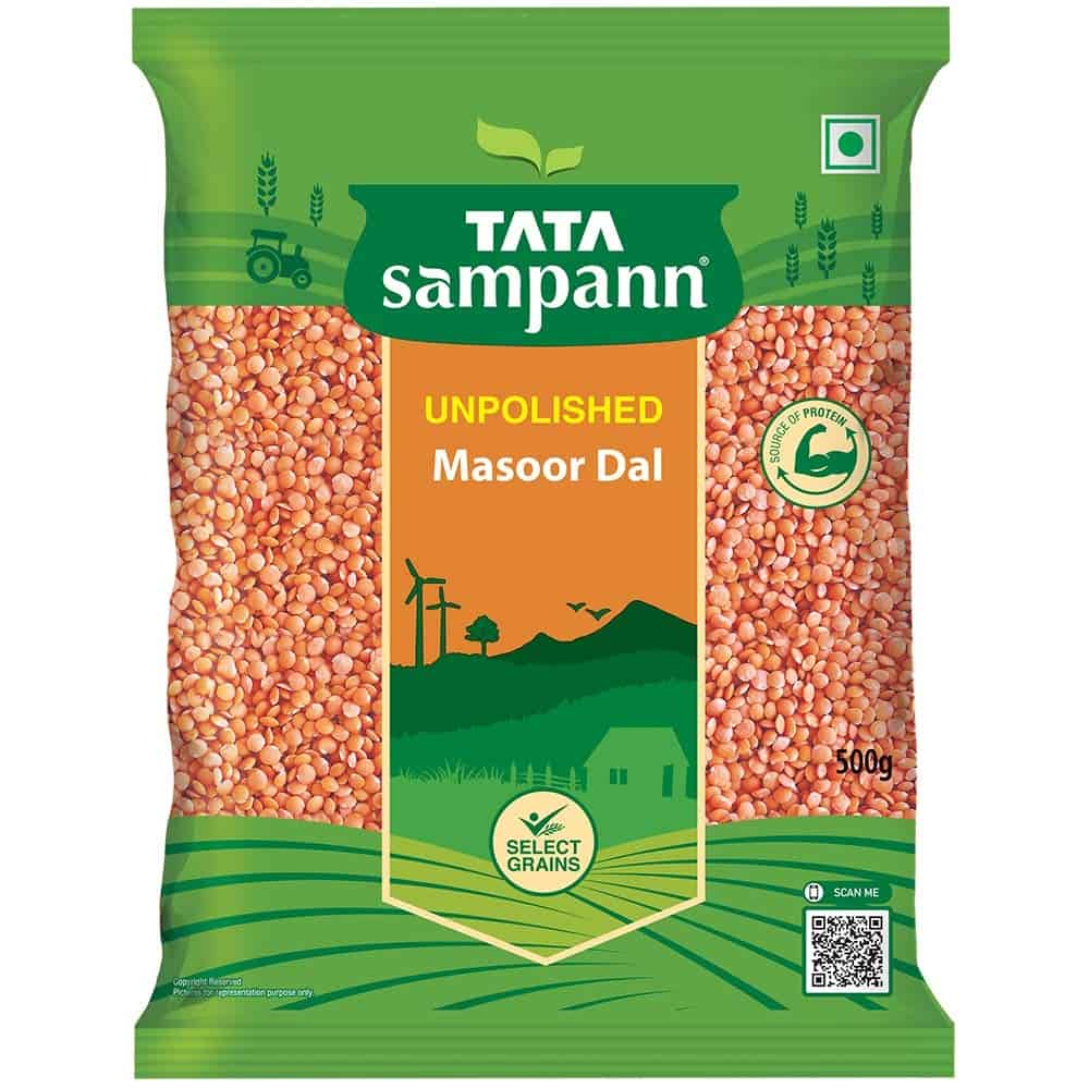 Tata Sampann Masoor Dal, 500g