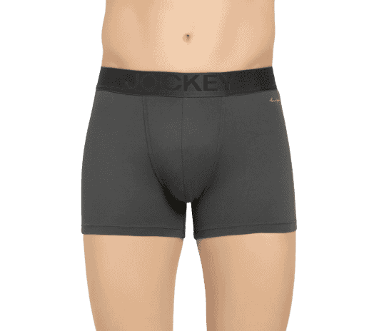 Jockey Ultra-soft Micro Fiber Trunks for Men with Double layer Contoured Pouch - Ebony, Style #HG21