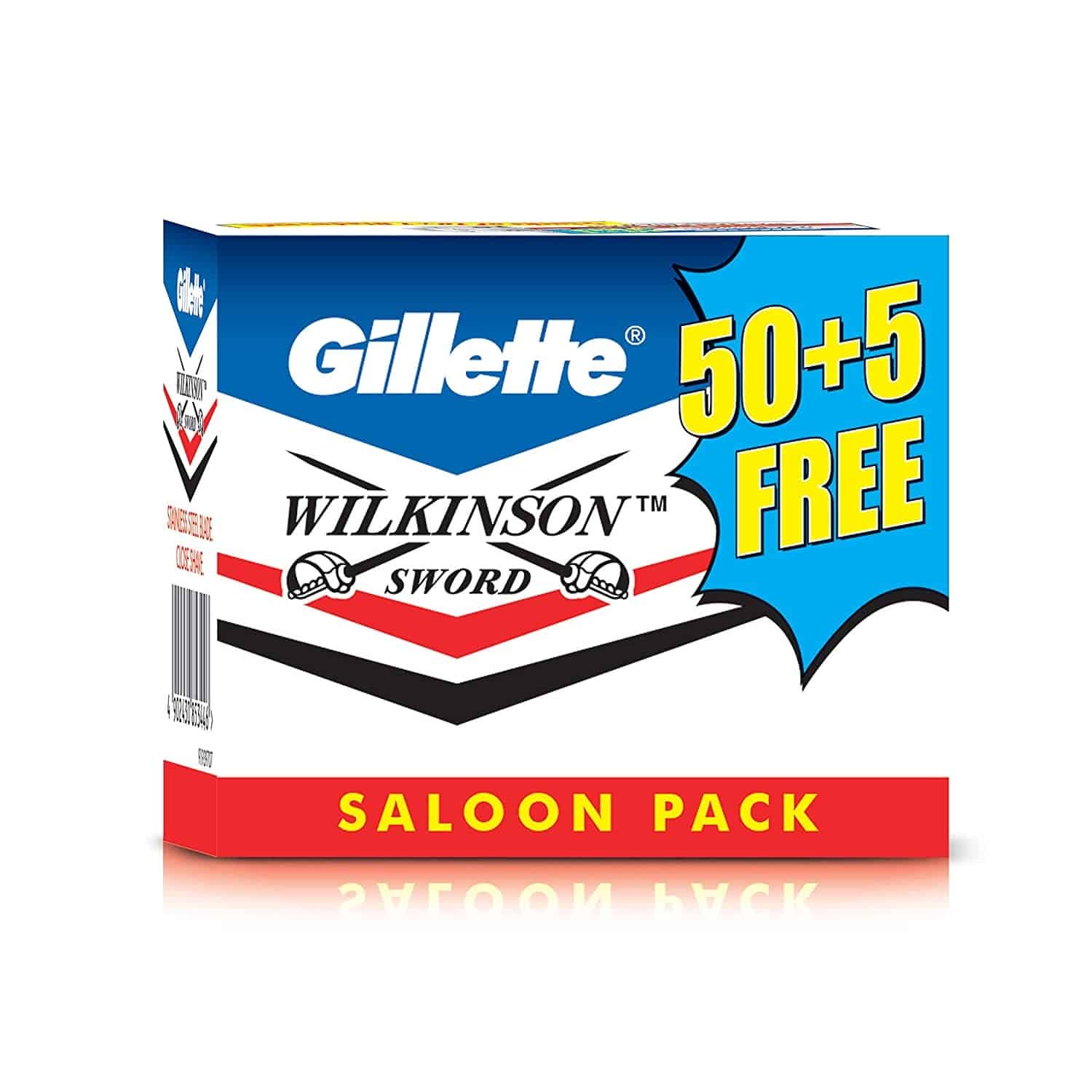 Gillette Wilkinson Sword Saloon Blades - (Pack of 50)
