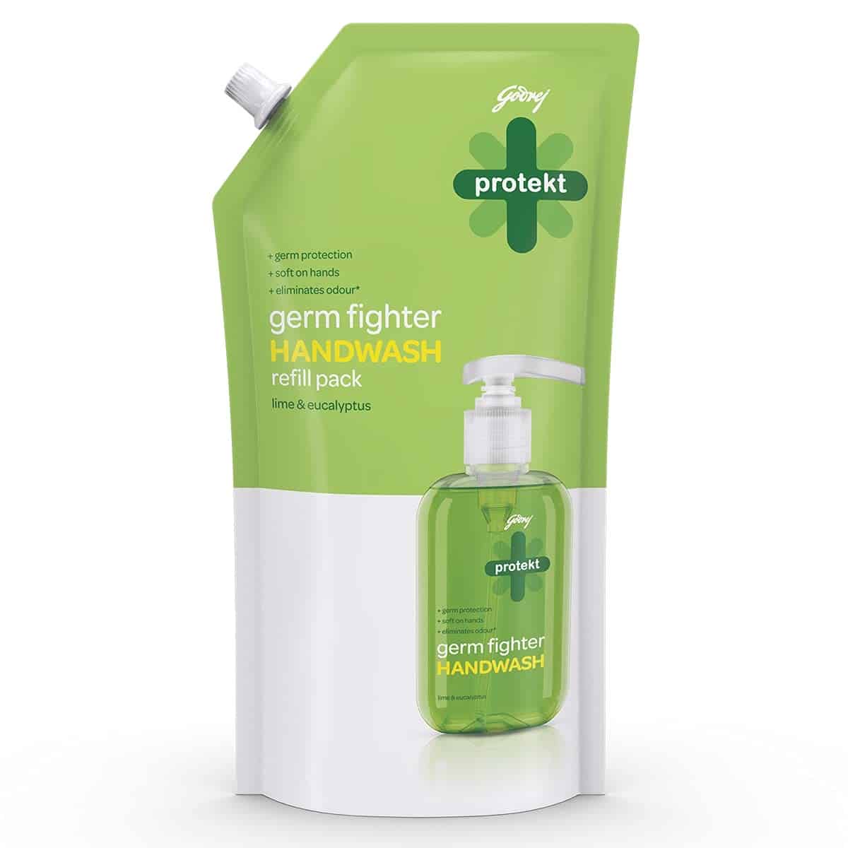 Godrej Protekt Germ Fighter Handwash Refill, Lime Buy 1 Get 1 Free