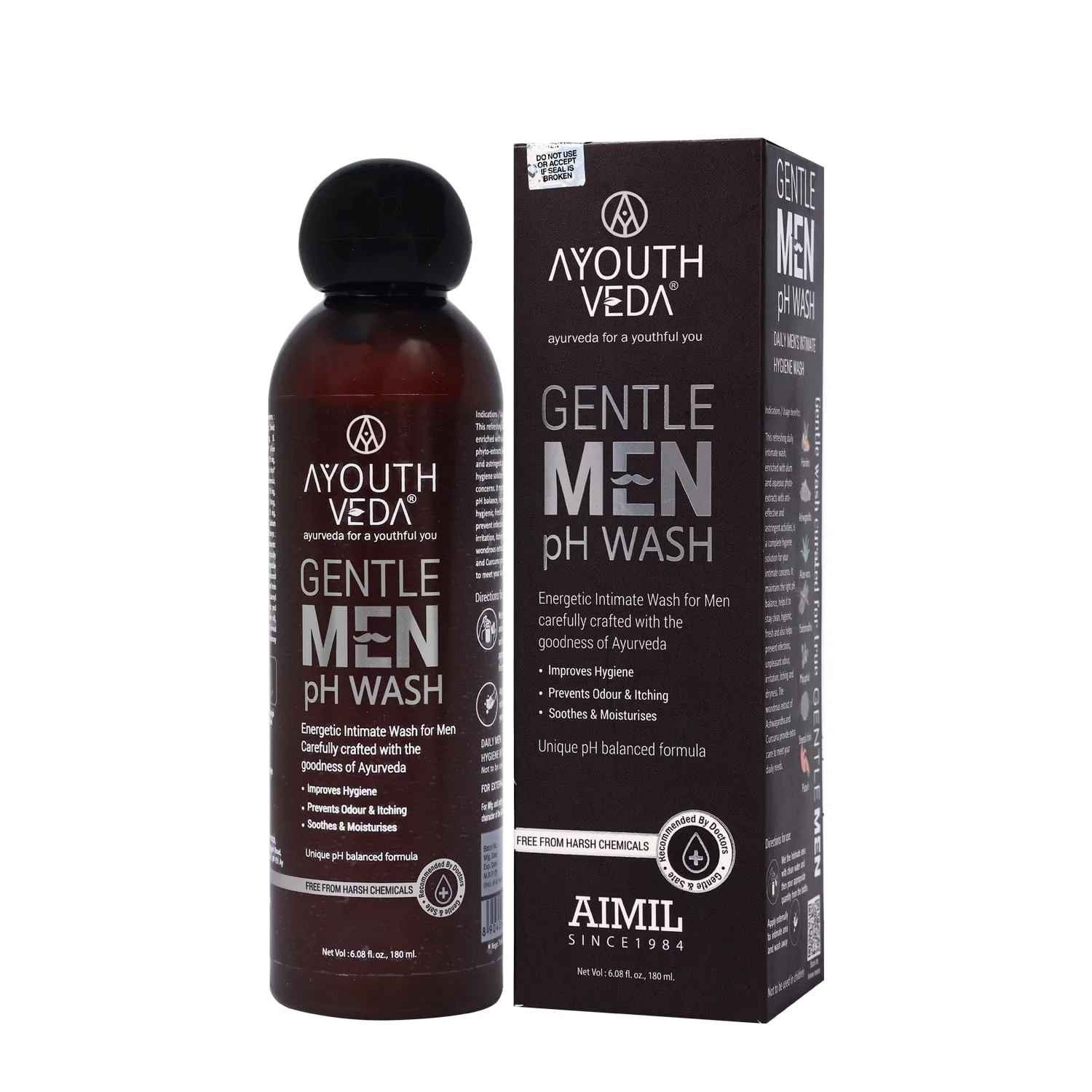 Ayouthveda Gentle-Men pH Wash with pH balanced formula