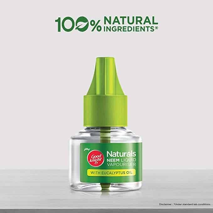 Good Knight Naturals Neem Liquid Vapouriser Mosquito Repellent Refill 45ml