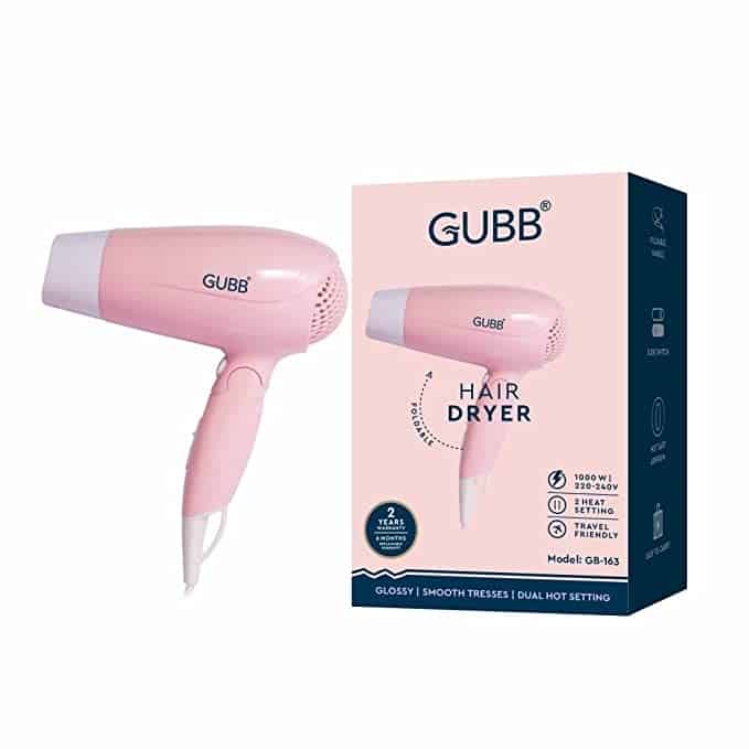 Gubb Hair Dryer GB-163 For Men & Women, 1600Watts
