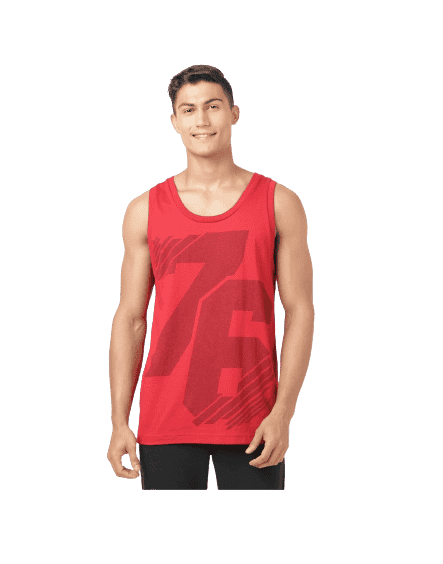 Jockey Shangai Red Print Tank Top, Style #9928