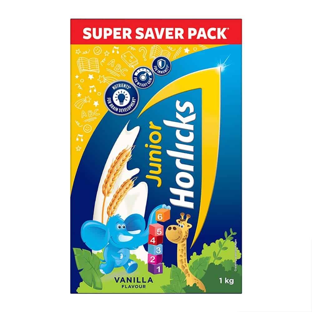 Horlicks Junior Health & Nutrition Drink for Toddlers & Young Kids, 1 Kg