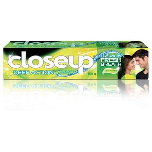 Closeup Deep Action Lemon Mint Toothpaste, 150g
