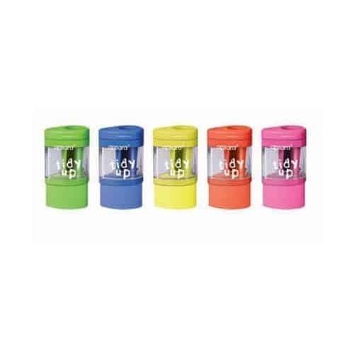 Apsara Tidy Up single pencil Sharpeners (Set of 5, Multicolor)