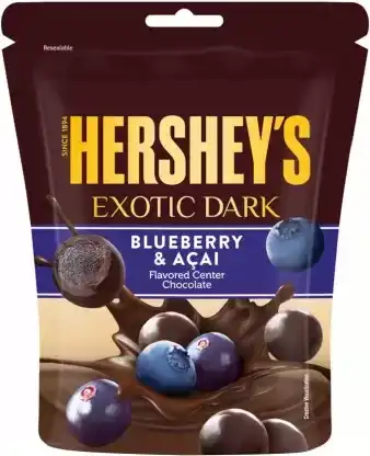 Hershey's Exotic Dark Blueberry and Acai Chocolate Truffles 33.3g