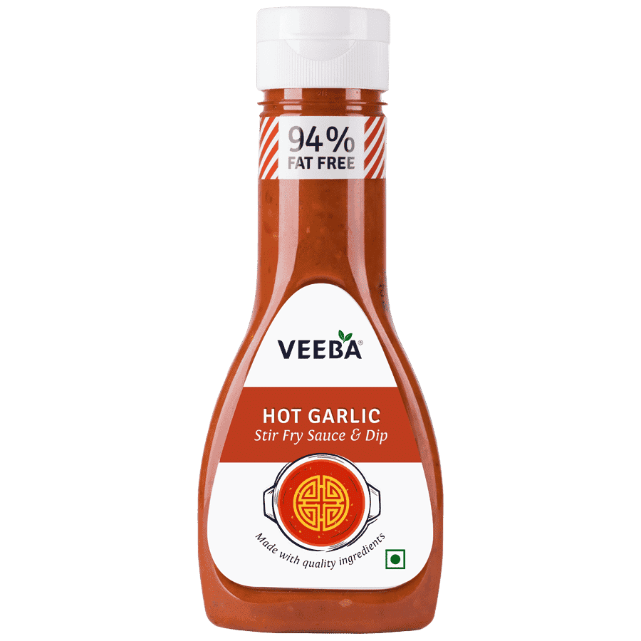 Veeba Hot Garlic Stir Fry Sauce, 330g