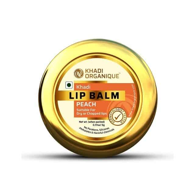 Khadi Organique Peach Lip Balm 5g