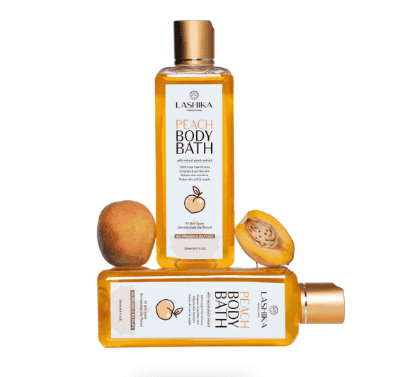 Lashika Peach Body Bath