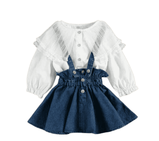 Pretty Trendy Girls Dungarees