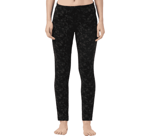Jockey Black Printed Track Pant, Style #1301