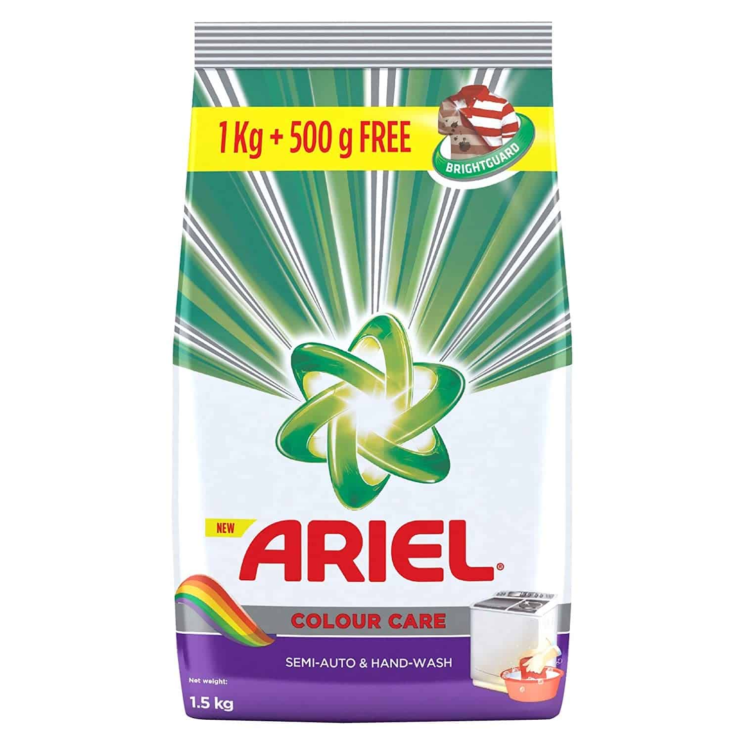 Ariel Colour Care Detergent Washing Powder, 1.5 Kg
